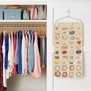 NWOT Container Store 80-Pocket Hanging Jewelry Organizer